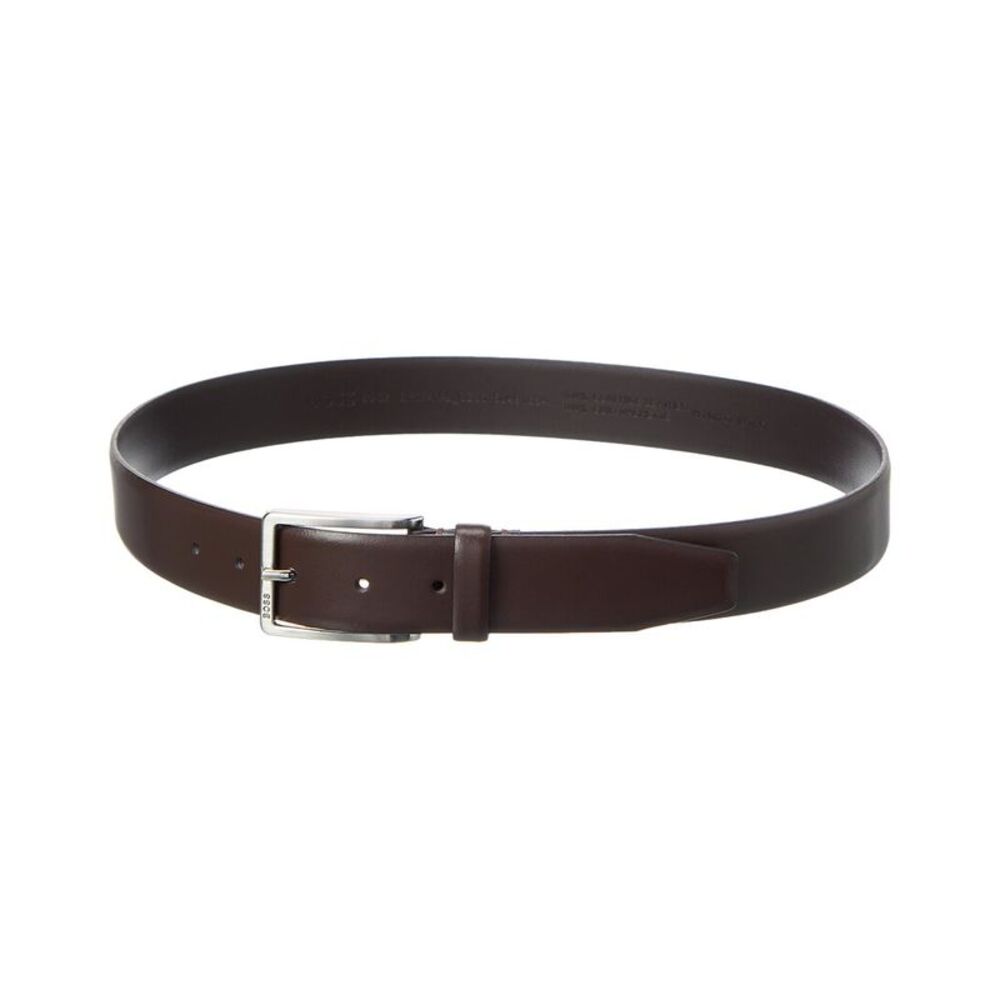 Hugo Boss Erman-L Leather Belt, Brown